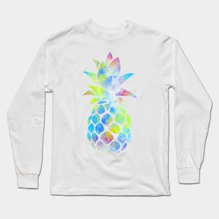 Tie Dye Pineapple Long Sleeve T-Shirt